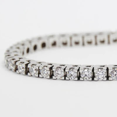 2.25 Carats Claw Set Diamond Tennis Bracelet 14k White Gold WTB2.25
