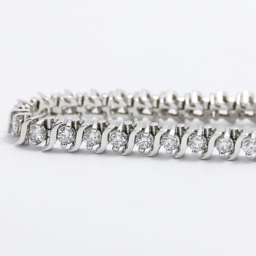 2.50 Carats Tennis Bracelet 14k White Gold WTB2.50