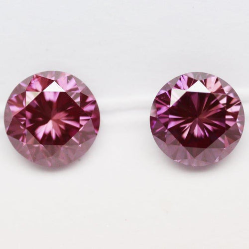 0.51 Carat Matching Round Brilliant Diamond