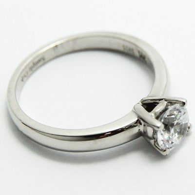 Classic 4 Claw Solitaire Ring 14k White Gold E92021