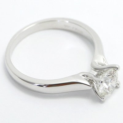 Custom Solitaire Diamond Engagement Ring 14k White Gold