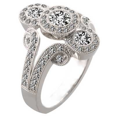 E93742-Anniversary Ring 14k White Gold