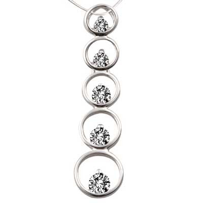 Pandant 14k White Gold F9166