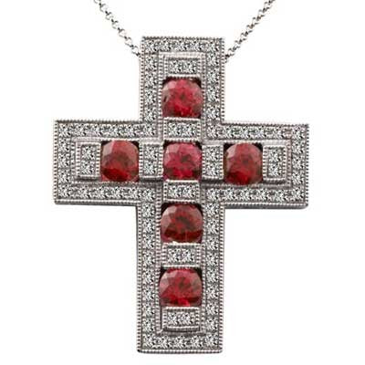 Pendant 14k White Gold F9196