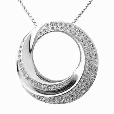 Pendant 14k White Gold F9202