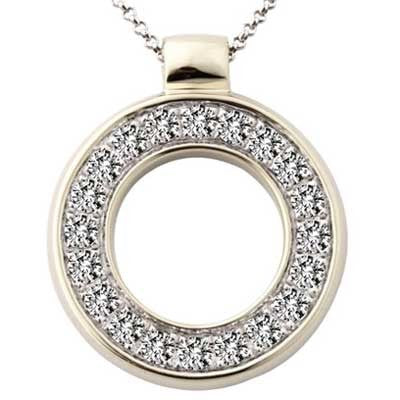 Pendant 14k White Gold F9232