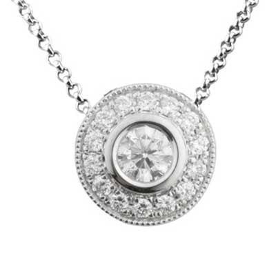 Pendant 14k White Gold F9237