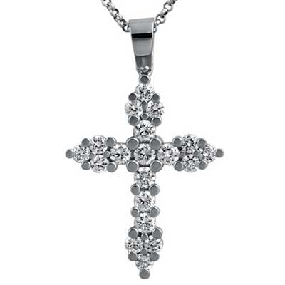 Pendant 14k White Gold F9243