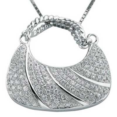 Pendant 14k White Gold F9247