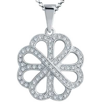 Pendant 14k White Gold F9271