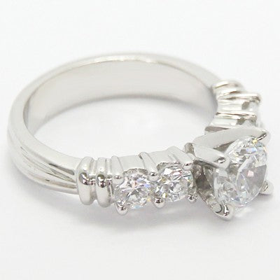 Four Stone Diamond Setting 14k White Gold E93379