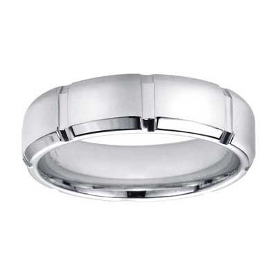 6mm Wedding Band 10k White Gold W93937-6