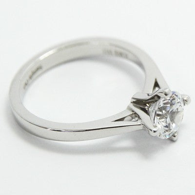 North South East West Solitaire Setting 14k White Gold