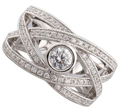 L93631 Anniversary Ring 14k White Gold