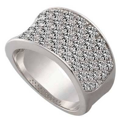 L93735-Anniversary Ring 14k White Gold