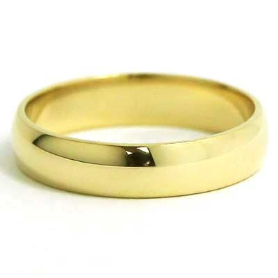 5mm Rounded Wedding Band 10k Yellow Gold RDY5LD