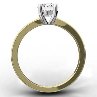Classic 4 Claw Solitaire Ring 14k Yellow Gold E92021Y