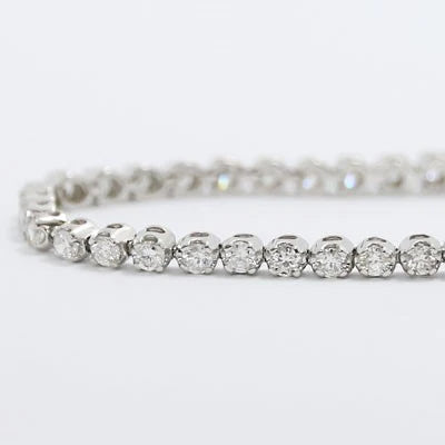 1.25 Carats Lab Grown Diamonds Tennis Bracelet 14k White Gold WTB1.25