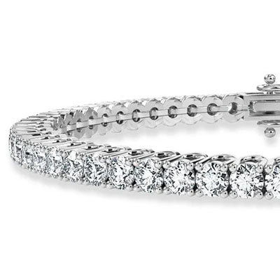 3.50 Carats Lab-Grown Diamonds Tennis Bracelet 14K White Gold WTB3.50