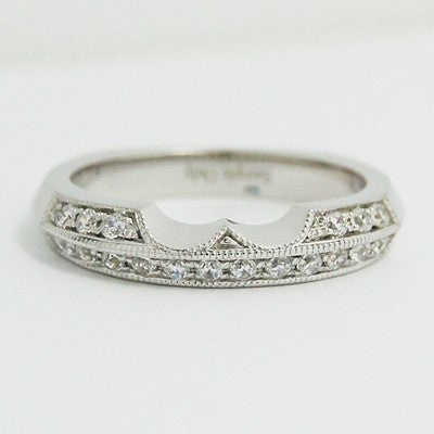 3.5mm Custom-Fitted Knife Edge European Band 14k White Gold