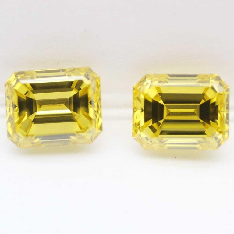0.88 Carat Matching Emerald Cut Diamond