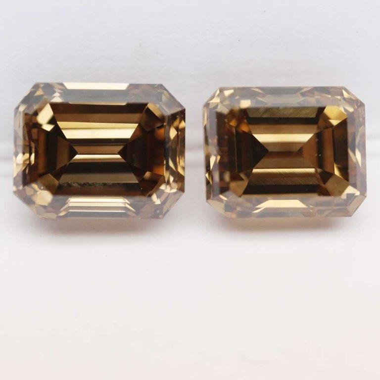 1.77 Carat Matching Emerald Cut Diamond