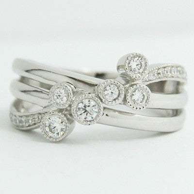 Anniversary Ring 14k White Gold 
