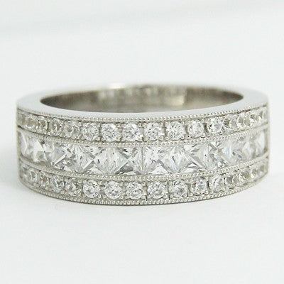 Anniversary Ring 14k White Gold 