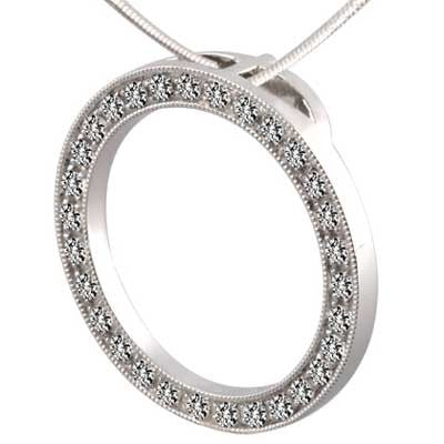Pendant 14k White Gold F9168