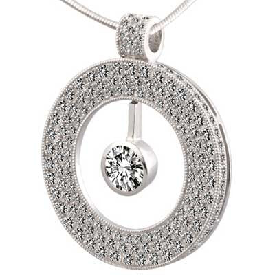 Pendant 14k White Gold F9169