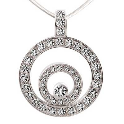 Pendant 14k White Gold F9172