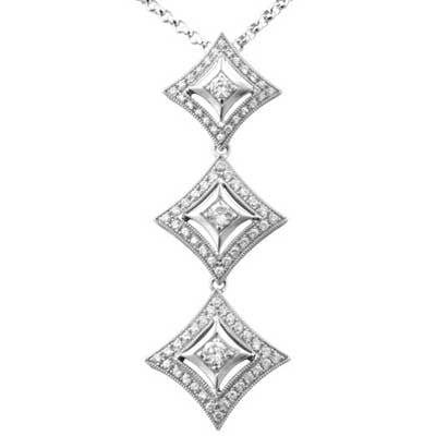 Pendant 14k White Gold F9189