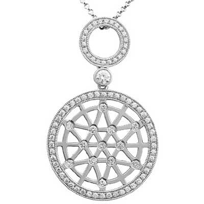 Pendant 14k White Gold F9212