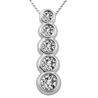 Pendant 14k White Gold F9217