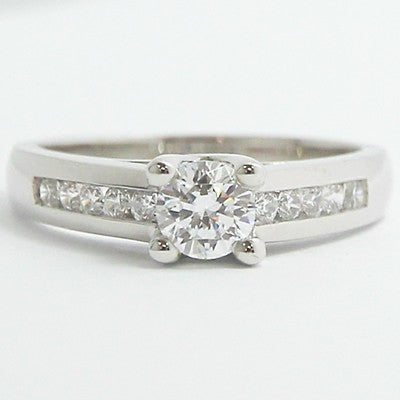 Lucida Diamond Engagement Ring 14k White Gold