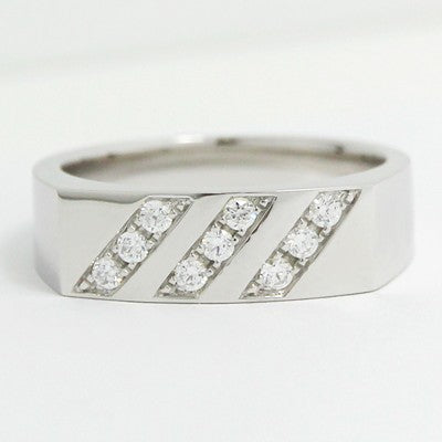 Men's Diamond Ring 14k White Gold G94090