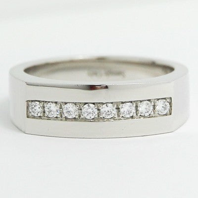 G94096-Men's Diamond Ring 14k White Gold