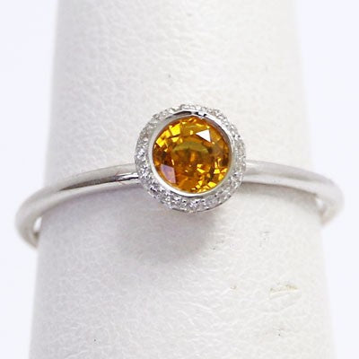 Promise Diamond Ring 14k White Gold BDR-01