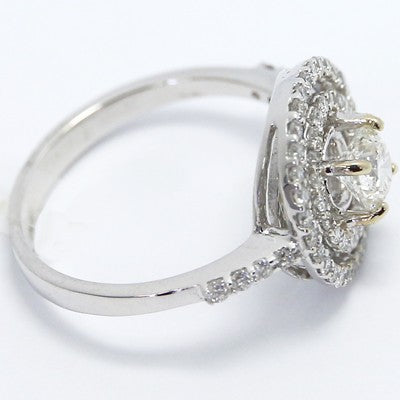 ESR5921-2  Soleste Diamond Engagement Ring 18K White Gold